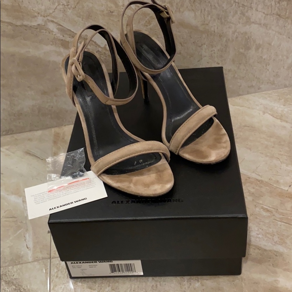 Alexander Wang Antonia suede heels